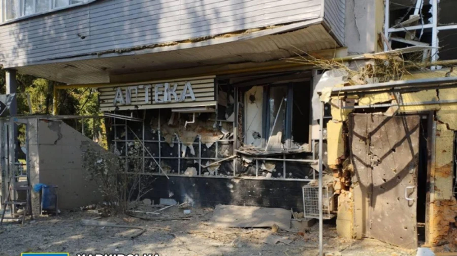 Russians attack Kharkiv again, fire breaks out in apartment block 