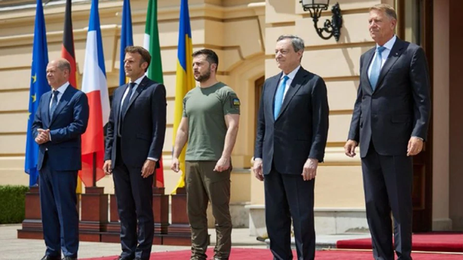 Zelenskyy meets Macron, Scholz, Draghi and the leader of Romania