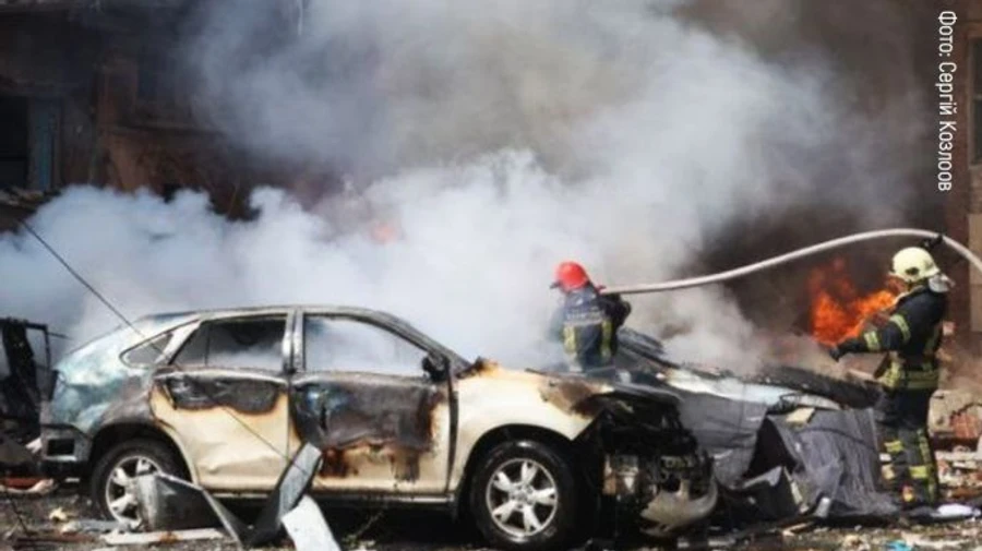 The Russians fired a missile at Kharkiv: one person was killed and many were injured