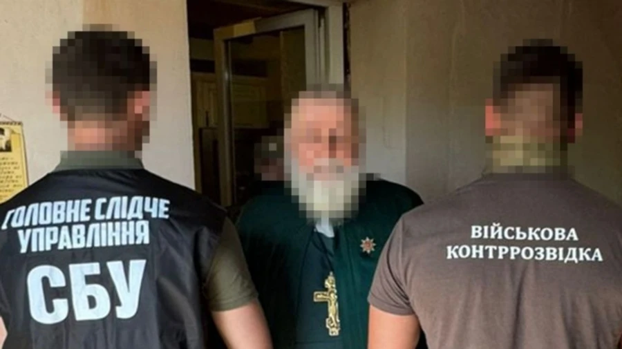 Пʼять підозр за співпрацю з Росією: СБУ затримала священника УПЦ МП у Запоріжжі 