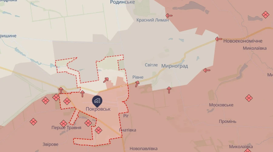 ДШВ отчитываются о надежном контроле севера Покровска, но сложной ситуации в Мирнограде