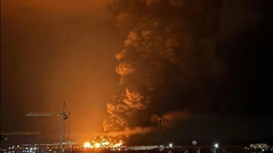 Drones attack oil depot in Russian-occupied Crimea – videos