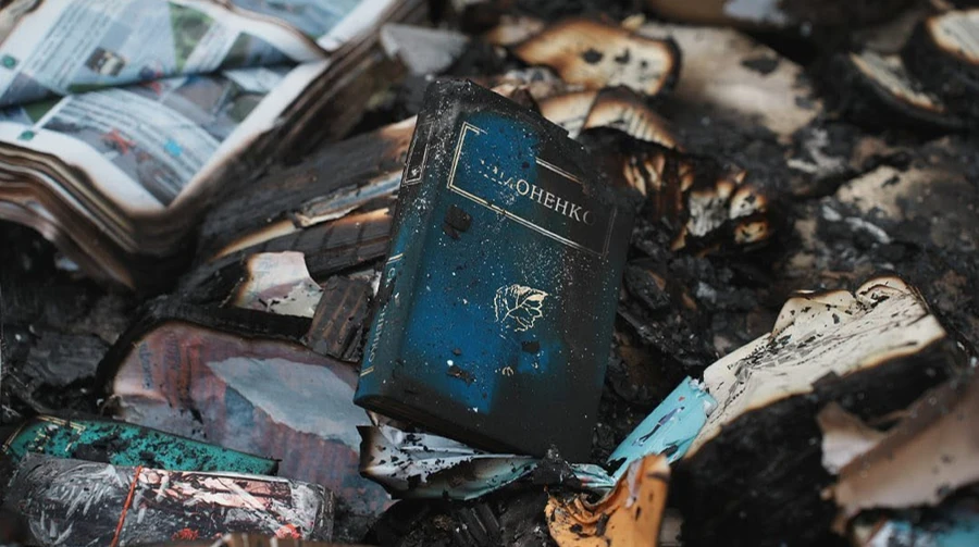 Russian drone hits warehouse storing books from Readeat, Book.ua and Ukrainian publishers