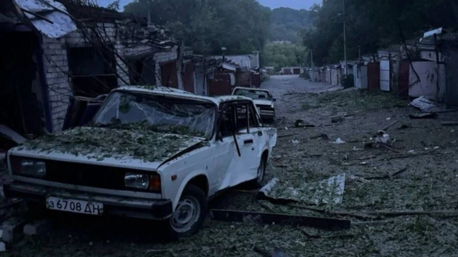 Two women injured and infrastructure damaged in Russian attack on Dnipro – photo