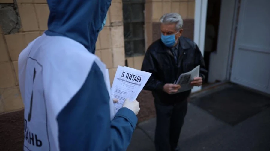 В полицию поступают жалобы из-за опроса Зеленского