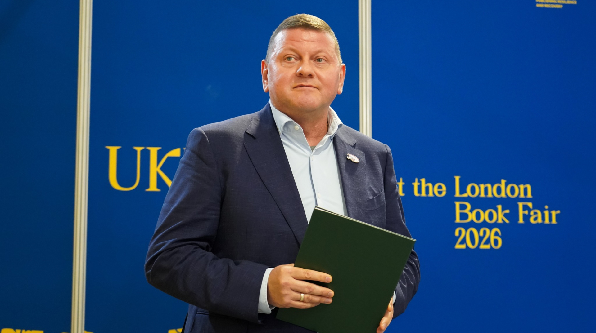 Ukraine's ambassador opens Ukrainian stand at London Book Fair