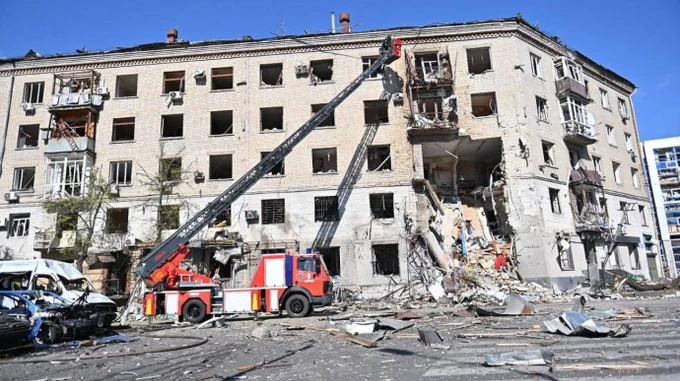 Number of people injured in Kharkiv rises to 56, including three children – video