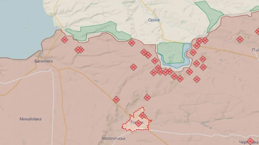 Russia boosts defensive fortifications on outskirts of Tokmak – UK Intelligence