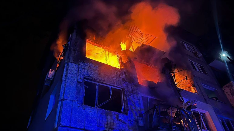 Во время массированного обстрела Киева повреждено представительство ЕС