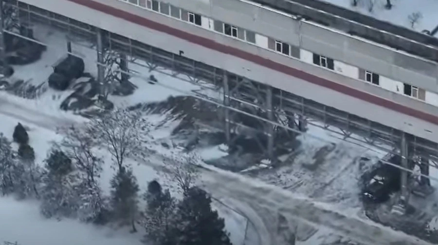 Russia stations military vehicles next to reactors at Zaporizhzhia Nuclear Power Plant
