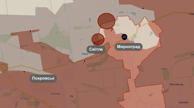 Росіяни розгорнули в Мирнограді свою артилерію та штаби – УП