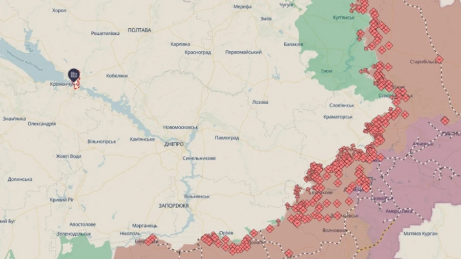 Russians attack Kremenchuk with drones and missiles, strikes reported