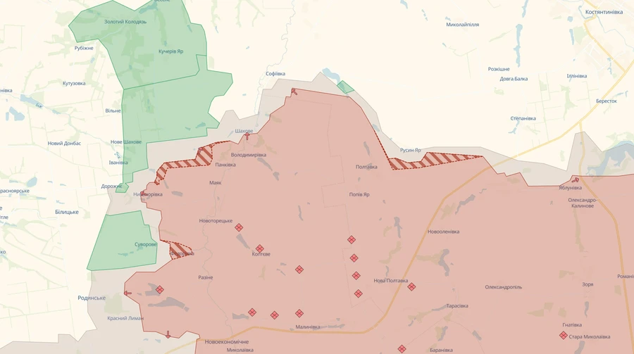 Оккупанты продвинулись в ряде населенных пунктов Донецкой и Запорожской областей – DeepState