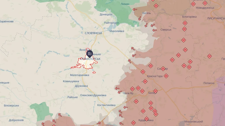 Росіяни обстріляли Краматорськ зі ствольної артилерії