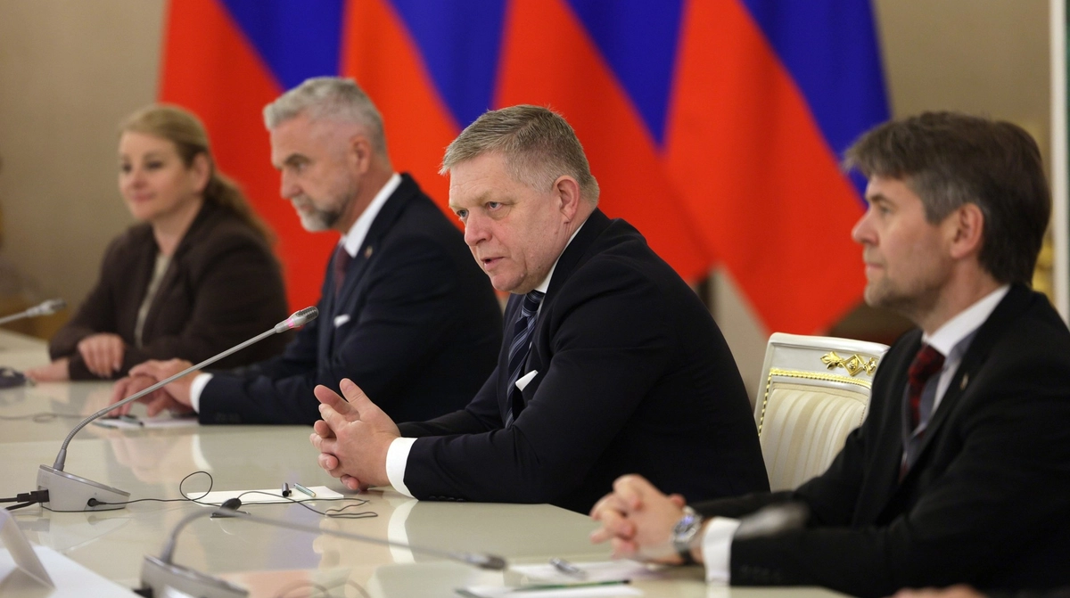 Slovak PM holds meeting with Putin in Moscow