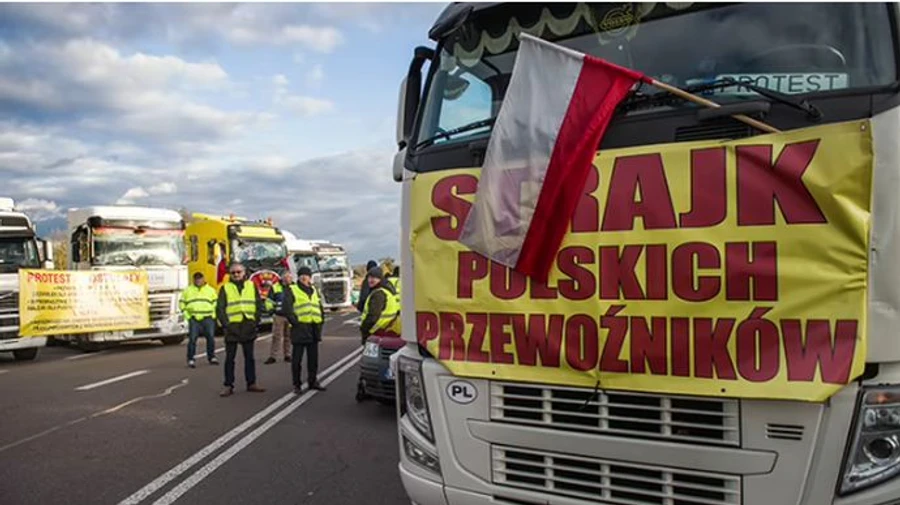 Governmental official speaks of negotiations with Polish protesters blocking border with Ukraine