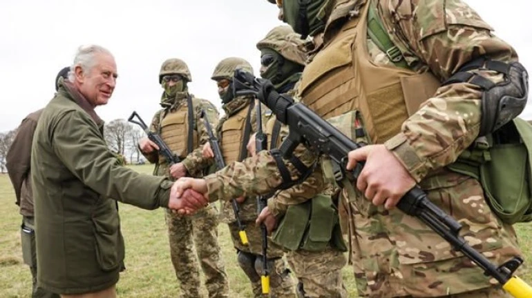 Король Британії відвідав навчання українських військових
