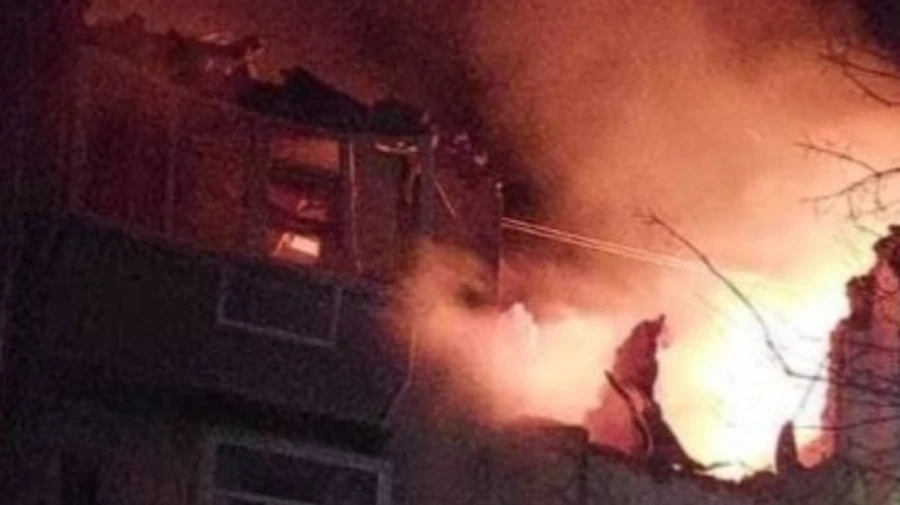 Russian missile hits residential building in Kharkiv killing a woman