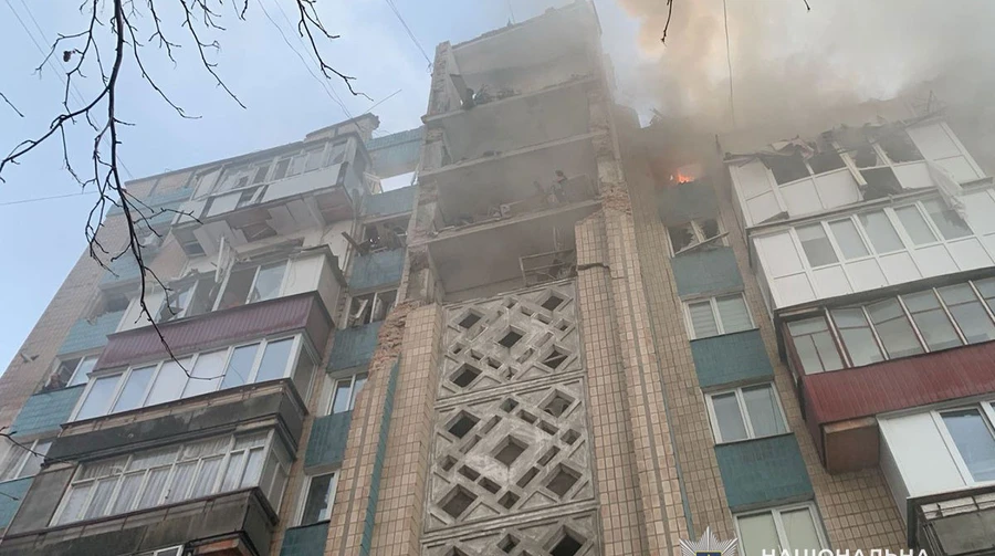 The PS reported with which missiles Russia attacked the high-rise buildings of Ternopil