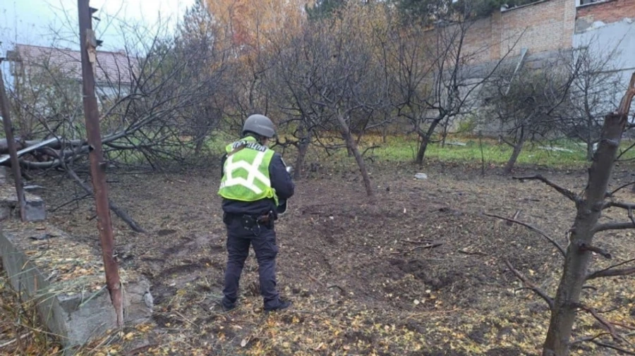 Russian UAV wreckage injures 82-year-old woman and damages houses in Kyiv Oblast – photos