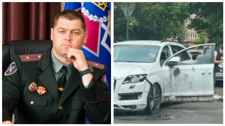 У Херсоні підірвали автівку начальника колонії, який перейшов на бік росіян