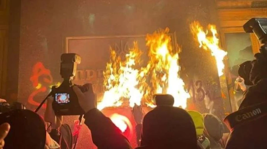 Протест під ОП: підозрюваного Білковського взяли під домашній арешт