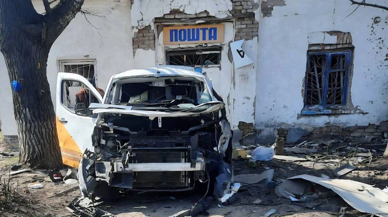 Росіяни пошкодили відділення Укрпошти у трьох областях