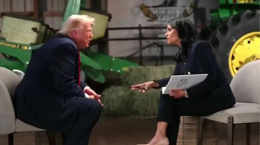 Трамп обізвав журналістку NBC і раптово пішов з інтерв'ю