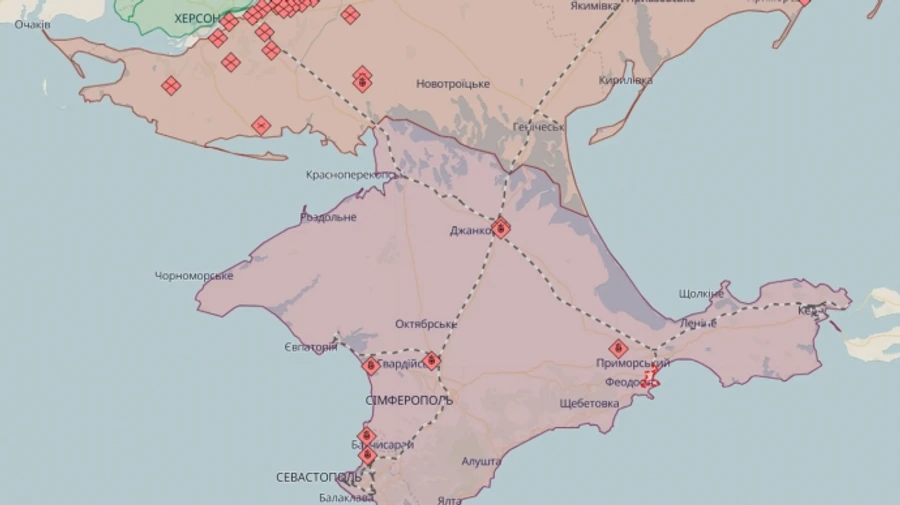 Russian invaders' oil pipeline destroyed in Feodosiia, Crimea