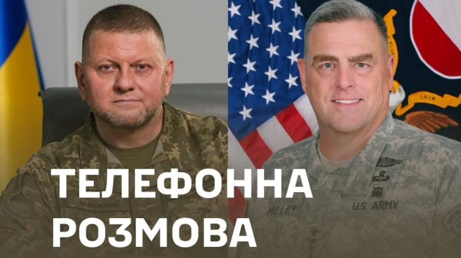 Залужний поділився з Міллі планами контрнаступу і попросив далекобійні снаряди
