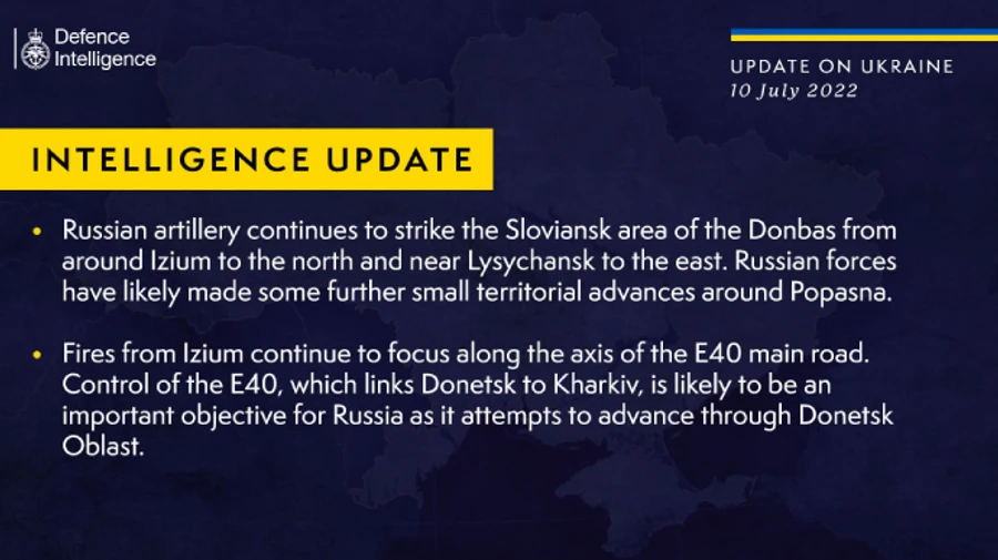 Разведка Британии назвала важную цель России для продвижения в Донецкой области