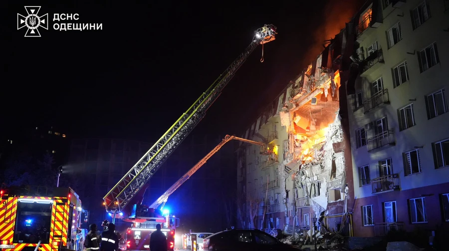 Três mortos e 10 feridos em ataque russo em grande escala em Odesa – fotos, vídeo