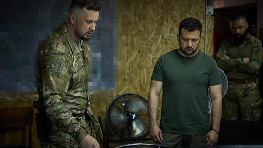 Зеленский навестил военных в Донецкой области: говорили о потребностях и проблемах