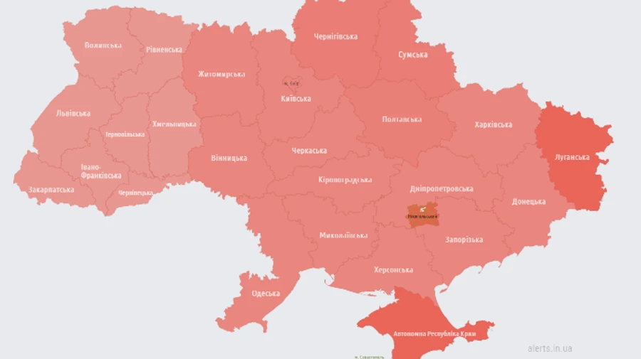 По всей Украине объявляли воздушную тревогу
