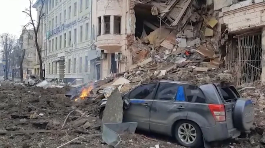 The aggressors have been pummeling residential areas and hospitals of the Kharkiv region all night long; there are victims