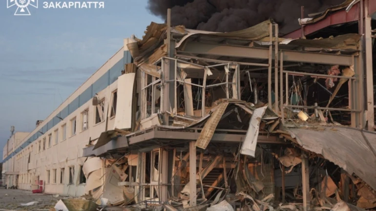 Russia strikes American company in Zakarpattia Oblast with several missiles – Zelenskyy