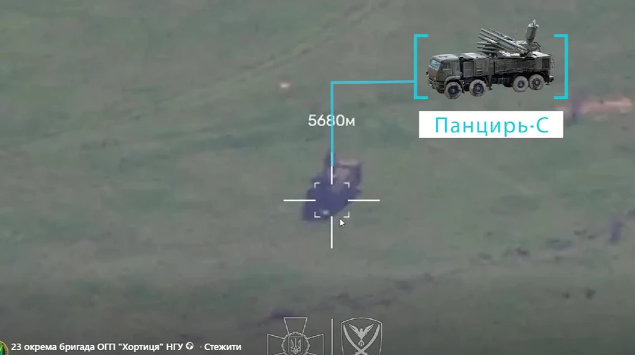 Нацгвардейцы уничтожили российский Панцирь-С в глубоком тылу противника