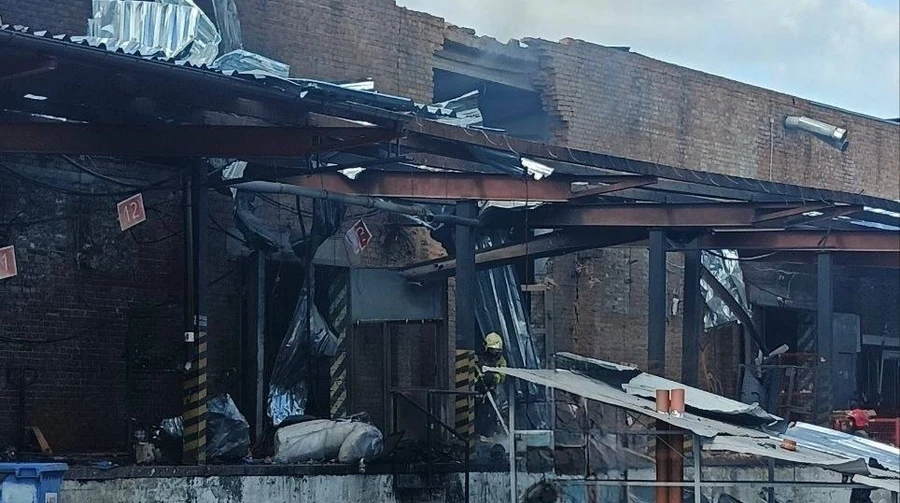 Russian forces damage Nova Poshta sorting hub in Sumy