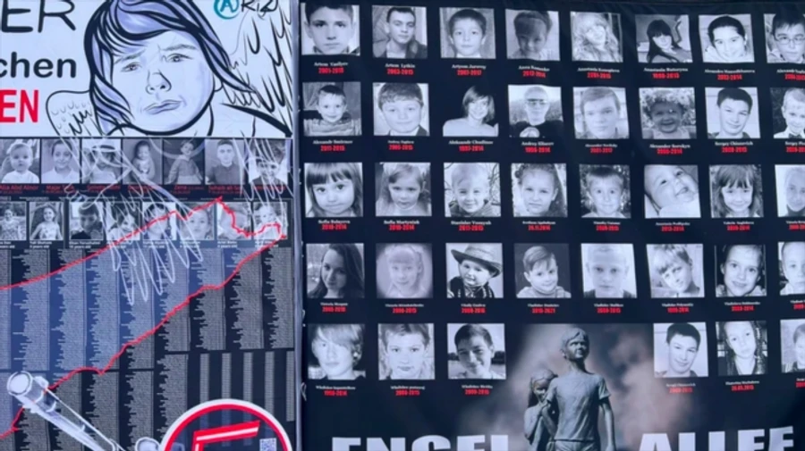Organisers of Ukranian child war victims exhibition in Germany linked to Kremlin, Reuters reports – photos