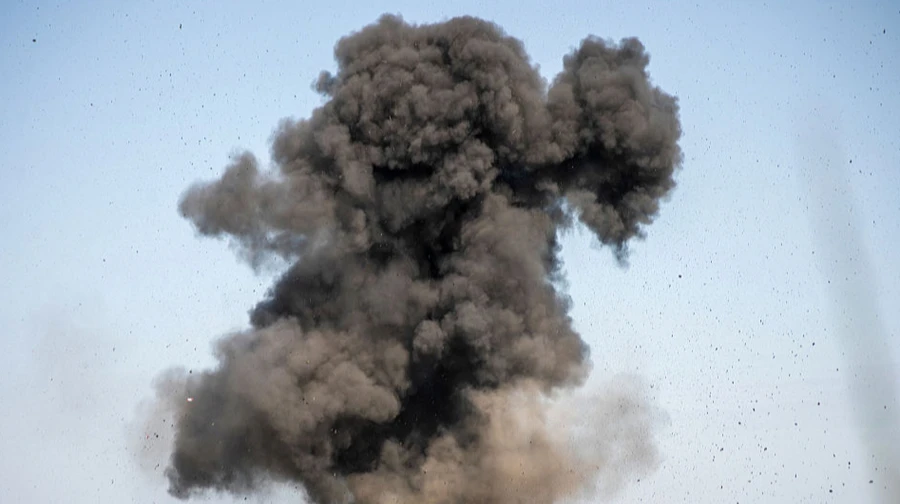 Two explosions ring out in Boryspil, Kyiv Oblast, after reports of ballistic missiles