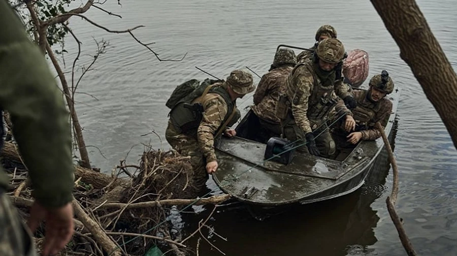 Зеленський показав українських воїнів на лівому березі Херсонщини 