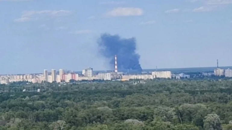 В Киеве прогремел взрыв в районе ТЭЦ-6, на левом берегу частично пропадал свет