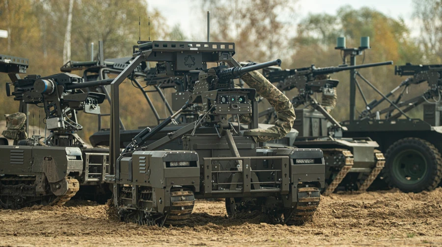 Ukrainian ground robots carry out over 7,000 missions per month, defence minister says