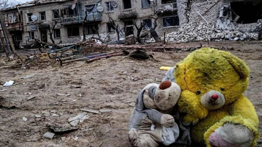 More than a thousand Ukrainian children have suffered from Russian aggression, 349 children killed