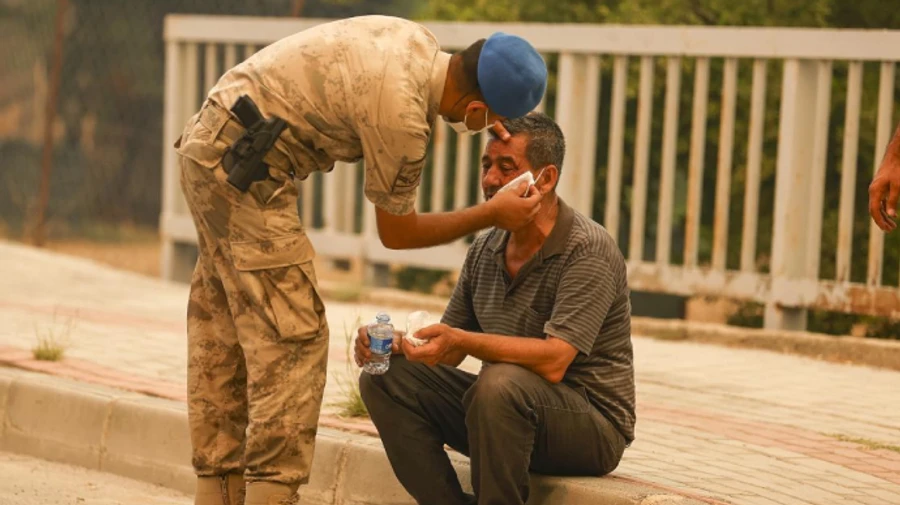 Під час лісових пожеж в турецькій Анталії постраждали більше 50 людей