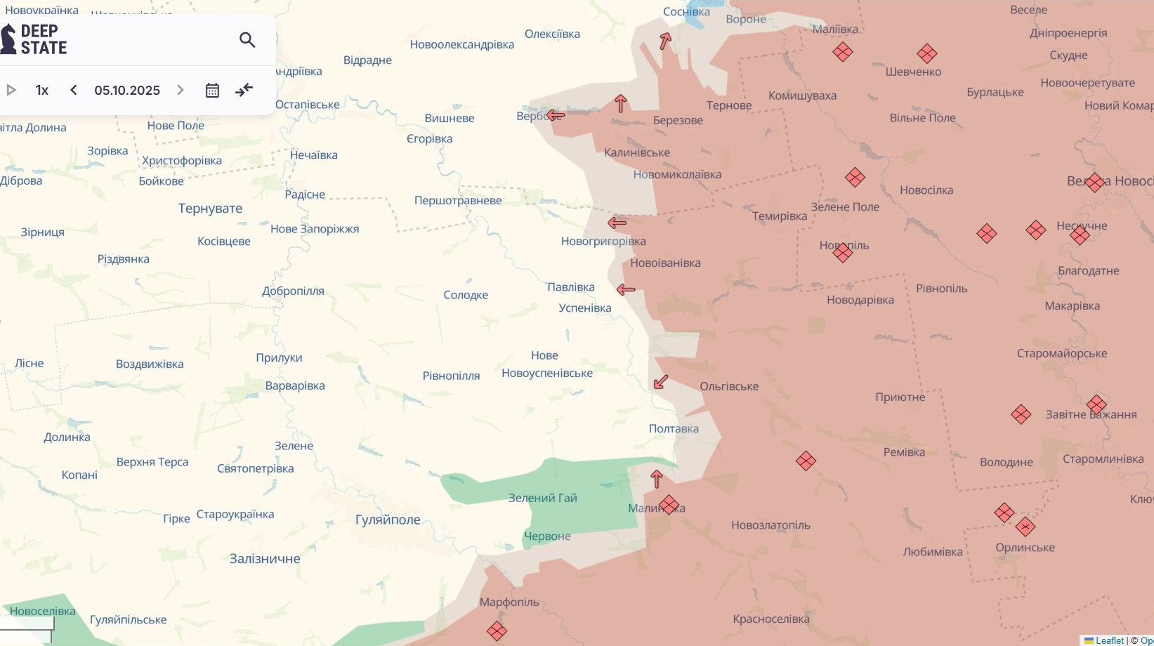 Russians reportedly advance near four settlements in Donetsk Oblast