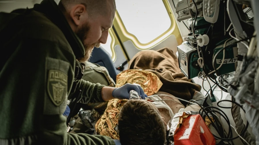 Ukrainian engineers test robotic medical evacuation platforms