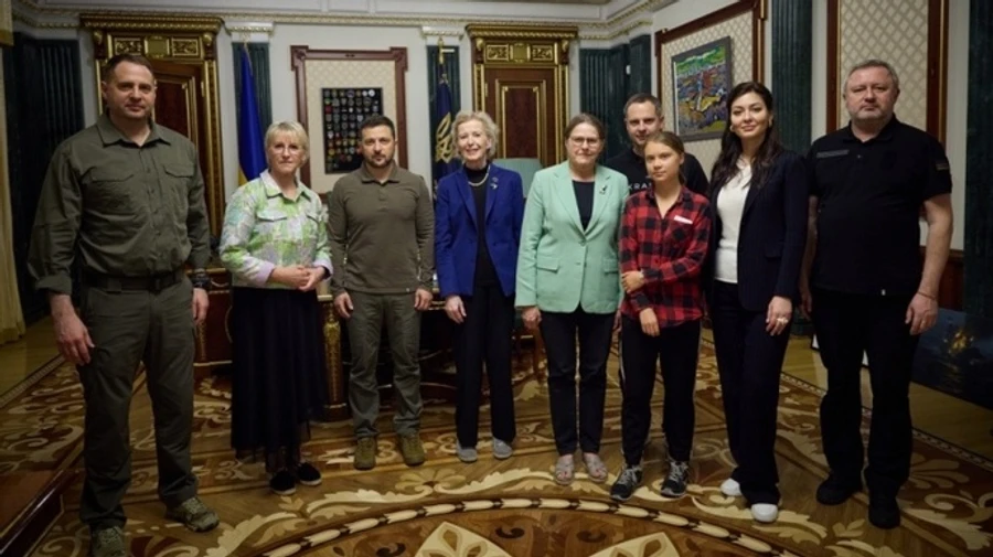 Greta Thunberg comes to Ukraine and meets with President Zelenskyy