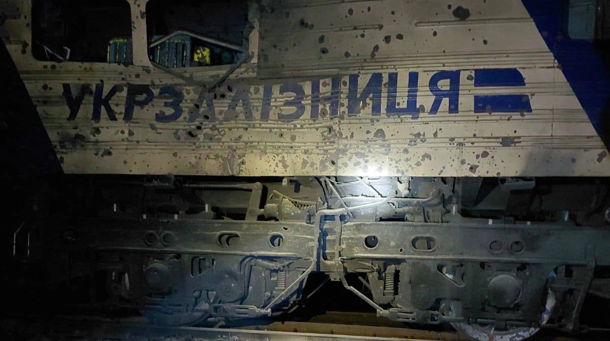 Russians attack railway in Dnipropetrovsk Oblast