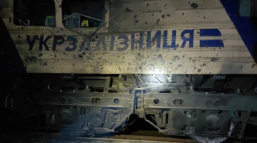 Russians attack railway in Dnipropetrovsk Oblast